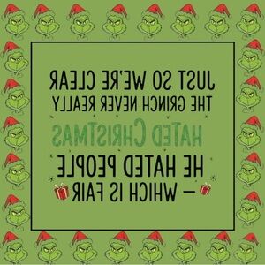 Grinch Holiday TUMBLER with Red and Green Design